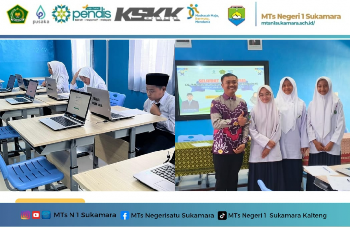 9 Siswa MTs Negeri 1 Sukamara Berkompetisi di Ajang Olimpiade Madrasah Indonesia 2025