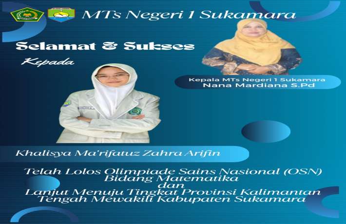 Juara OSN Tingkat kab. Sukamara bidang matematika