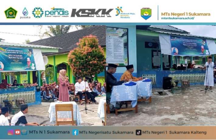 Dalam Memperingati Maulid Nabi Muhammad SAW MTs Negeri 1 Sukamara Gelar Bermacam Lomba
